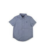 Polo Ralph Lauren Boys Chambr Blue Short Sleeve Button Down Shirt Sz 3/3... - £25.18 GBP