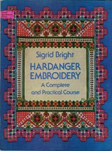 Hardanger Embroidery Course Sigrid Bright Dover Needlework Pattern Book - $12.99