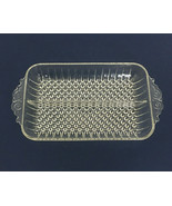 Vintage glass hobnail style bottom divided relish serving dish MCM home ... - $19.75