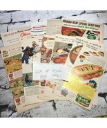 Vintage 1956 Advertising Art Food Recipes Chees Whiz Jell-O Lot Print Ads - £11.60 GBP