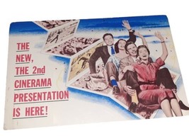 Vintage Postcard Cinerama Holiday Movie Theater Advertisement San Francisco CA - £5.53 GBP