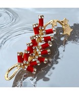 Chinese Style Firecracker Brooch for New Year - Creative Rhinestone Pin ... - $13.54 CAD