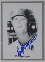 Ed Sprague Rare Signed 3.5x4.5 Photo Card Baseball St. Louis Cardinals - £11.86 GBP