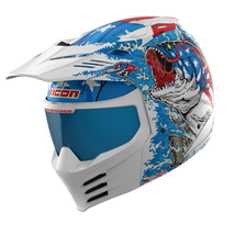 ICON Elsinore™ Motorcycle Helmet - American Basstard - Blue - Small 0104... - £212.45 GBP