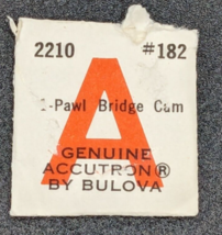 NOS Genuine Accutron By Bulova Cal. 2210 Part #182 - Pawl Bridge Cam - £7.77 GBP