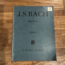 Johann Sebastian BACH Partiten 1-3 Rudolf Steglich - $14.39