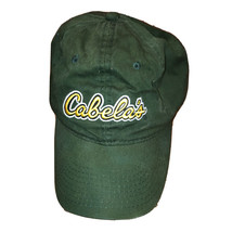 Cabela’s Cap Hat Green Strap Back Casual Outdoor Hiking Lightweight Adults - £7.49 GBP