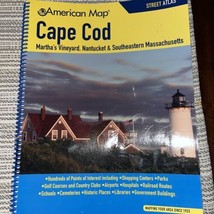 Cape Cod Martha’s Vineyard Nantucket Southeastern Ma Street Atlas American Map - £43.26 GBP