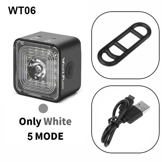 USB Rechargeable Bike Light Front Headlight and Rear Set LED Bicycle Lamp 120 Lu - £104.43 GBP