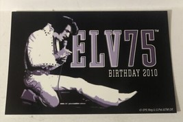 Elvis Presley Elvis 75 Postcard Birthday 2010 Memphis Tennessee - $76.85 MXN