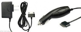 CAR &amp; AC wall home charger cable for Samsung Galaxy TAB 2 GT-P5113ts 10.... - £20.18 GBP