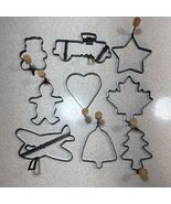 Pancake Ring Mold Lot 9 Holiday Truck Plane Cookie Heart Amaco Handles N... - €22,89 EUR