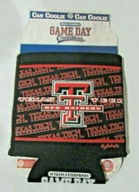 Texas Tech Red Raiders Team Logo on Black Can Coolie by Game Day Outfitters - £9.36 GBP
