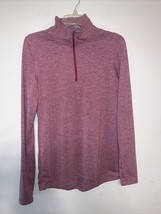 CHAMPION women&#39;s Red Full Zip Fleece Size Medium - £5.25 GBP