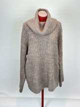 Anthropologie Maeve Textured Oversized Sweater Knit Super Soft Women LARGE Cowl - $49.45