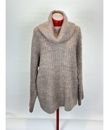 Anthropologie Maeve Textured Oversized Sweater Knit Super Soft Women LAR... - $49.45