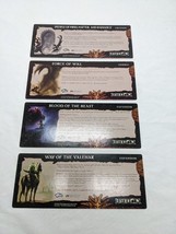 Lot Of (4) Dungeons And Dragons Campaign Cards Mark Of Heroes Set 2 - $298.98 MXN