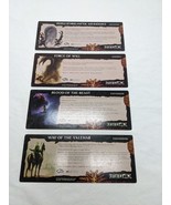 Lot Of (4) Dungeons And Dragons Campaign Cards Mark Of Heroes Set 2 - $22.52 CAD