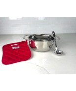 All-Clad 18/10 Stainless Steel Oval Gravy Boat with All-clad ladle &amp; Pot... - $1,637.60 MXN
