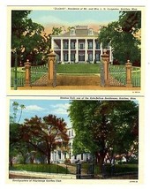 4 Natchez Mississippi Homes Postcards Stanton Hall Dunleith Richmond Lansdowne - £13.96 GBP