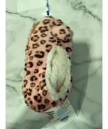 Cozy Critters Women Slippers Pink Leopard Size L/XL 8-10 - $16.24 CAD
