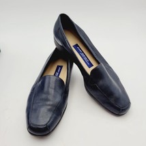 Easy Spirit Anti Gravity Black Leather Slip On Loafer Shoes Women&#39;s Size 8.5 - £18.37 GBP
