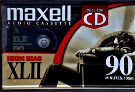 Maxell Audio Cassette - high bias C90   - £3.91 GBP
