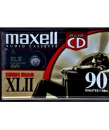 Maxell Audio Cassette - high bias C90   - $7.83 CAD