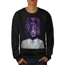Wellcoda Guy Mystic Being Mens Sweatshirt, Purple Casual Pullover Jumper - £23.70 GBP+
