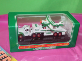 Hess 2012 Miniature Truck And Airplane Toy Set Holiday Christmas Gift - £14.00 GBP