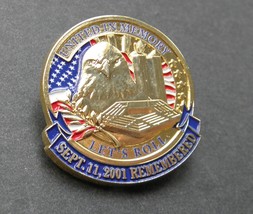 September 11 2001 Pentagon Towers Memorial 911 Lapel Pin 1 Inch - £4.56 GBP