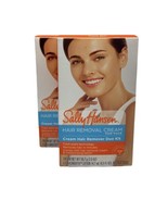 (2) Sally Hansen Creme Hair Face Remover Duo Kit Hair Removal Cream Lotion - £15.41 GBP