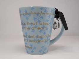 Target Home Mug Celebrate The Day Blue Inspirational Ceramic Coffee Tea Cup - £12.52 GBP