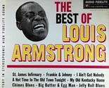The Best of Louis Armstrong [12&quot; 33 rpm Vinyl LP, 1970 Audio Fidelity AF... - $11.39
