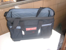 Craftsman 18&quot; Bolt-on zippered tool bag with hard bottom and shoulder st... - £35.25 GBP