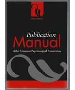 Publication Manual of the American Psychological Association APA 5th Edi... - £12.31 GBP