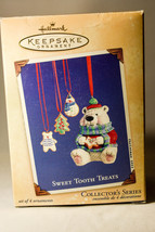 Hallmark: Sweet Tooth Treats - Set of 4 - 2002 - Keepsake Ornament - £12.44 GBP