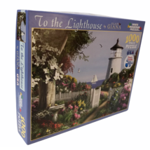 White Mountain Puzzle 1000 Piece To The Lighthouse By Artist Alan Giana Nice - £10.62 GBP