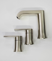 Moen T6708BN Genta Widespread Bathroom Sink Faucet, No Valve - Brushed N... - $75.90
