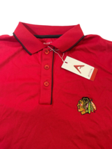 Antigua Herren Chicago Blackhawks Elite Wüste Trocken Polo - Rot, Klein - £23.35 GBP