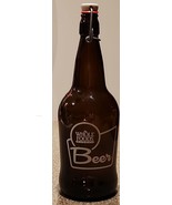 Brown Brewing Co. Empty Collectors Bottle ~ Locking Lid ~ 12&quot; Tall ~ Bro... - $497.59 MXN