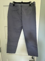 Womens Liz Claiborne Career Emma Classic Size 14 Ankle Pants 26&quot; Inseam - £13.23 GBP