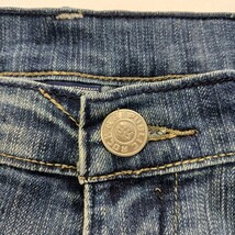 Victoria Beckham Rock & Republic Women's Blue Denim Cropped Jeans Size 28 Crown  image 6