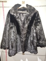 Vintage ‘Bickler’ dark brown faux fur coat Size 16 EXPRESS SHIPPING - £94.44 GBP