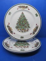 Johnson Brothers Victorian Christmas Set Of 3 Vintage 10&quot; Dinner Plates  - £22.75 GBP