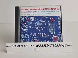 Martinu: Fantaisies Symphoniques (Piston Sym No. 6) CD, 2006, Japan - £38.80 GBP