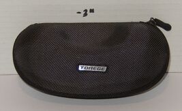 Torege Black Sunglasses Eyeglasses Case Zippered Hard Clamshell - $14.80