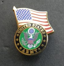 Army Veteran Usa Flag Lapel Pin Badge 1 X 1.25 Inches - £4.51 GBP