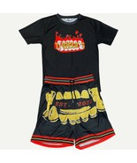 Jungle Threads Men&#39;s Black Graphic T-Shirt and Shorts Set Size Large, New - $43.95 CAD