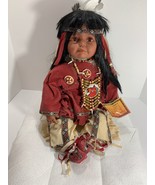 Sweet Dream Collection Porcelain Indian Doll Rare Collectible W/ Certifi... - £32.36 GBP